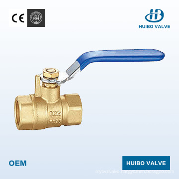 China 1/2′′-2′′inch Cast Iron Handle Brass Female Ball Valve